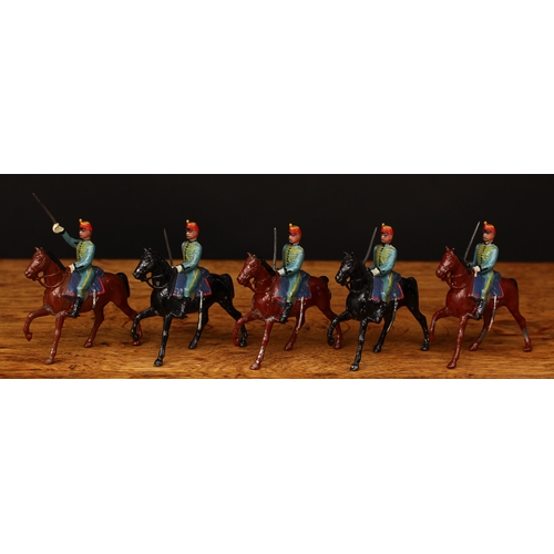 3379 - W Britain (Britains) Types of the Spanish Army set No.218 Spanish Cavalry (Caballeria Espanola), com... 