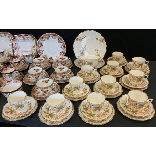 233 - Tableware - a Victorian Crown China tea set, for six;  others Edwardian Doric, etc qty