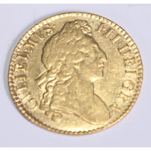 3550 - A William III gold guinea, 1699, 2nd bust, 8.3g