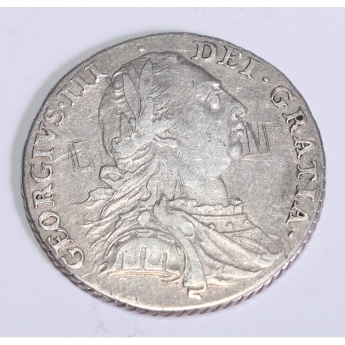 3544 - A George III silver sixpence, 1789, 5.9g