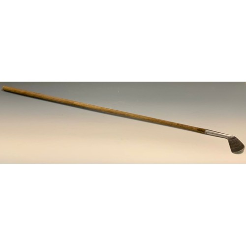 85 - H Pierpoint Prestbury & Upton 2 iron club, wooden shaft, 98cm long