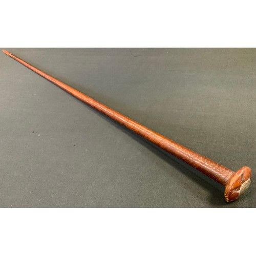 98 - An early 20th century riding crop, by Swaine & Adeney Ltd, London, 72.5cm long