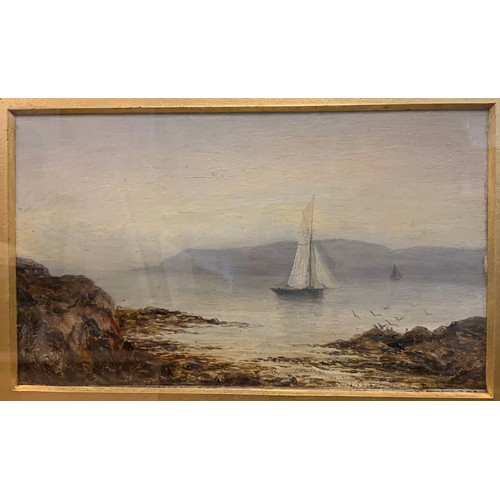 511 - Charles Lodder (late 19th century), a set of five framed as one - Yachts on serene waters, each sign... 