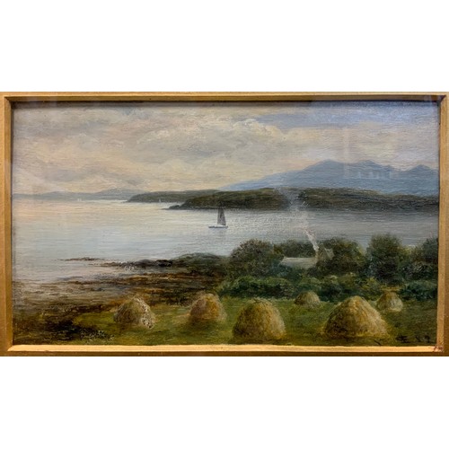 511 - Charles Lodder (late 19th century), a set of five framed as one - Yachts on serene waters, each sign... 