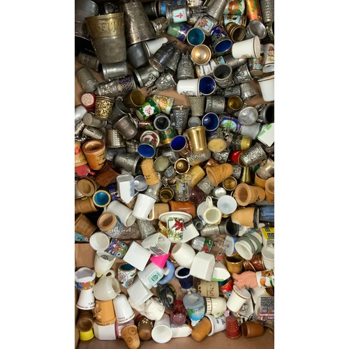 130 - Thimbles - Just a Thimble Full spirit measure;  silver plated, cloisonné, pewter, Birch croft, etc