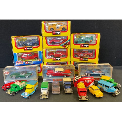 140 - Diecast Vehicles - Dinky toys, Corgi, Matchbox etc. 1968 Jaguar E Type convertible;  Chevrolet Bel A... 