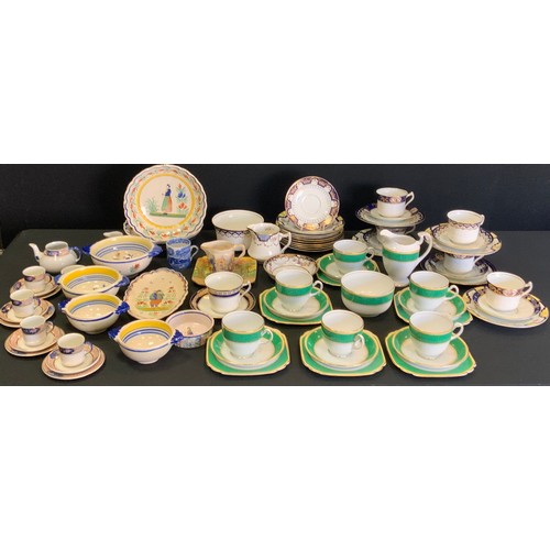 141 - Teaware - Diamond China tea ware;  Ye Old England teaware;  doll's teaware;  Quimper;  etc