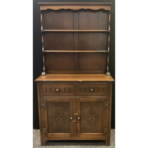 231 - A Jaycee oak narrow dresser, c.1960