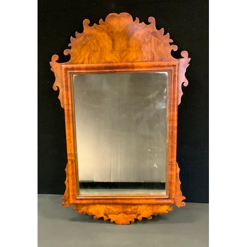 252 - A small Vauxhall wall mirror, 62cm x 38cm overall