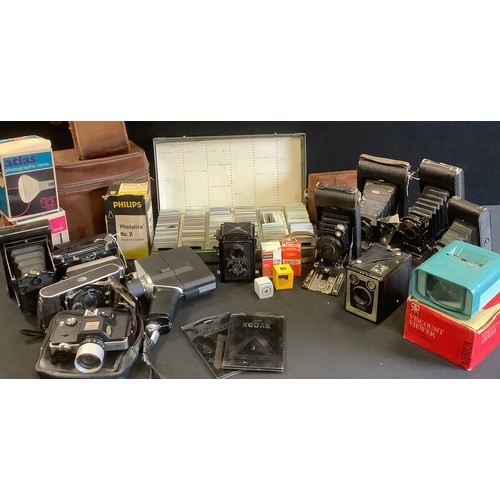 257 - Cameras - Agfa;  Voitlander;   Kodak;  Contessa Netter;   others;  accessories;   etc