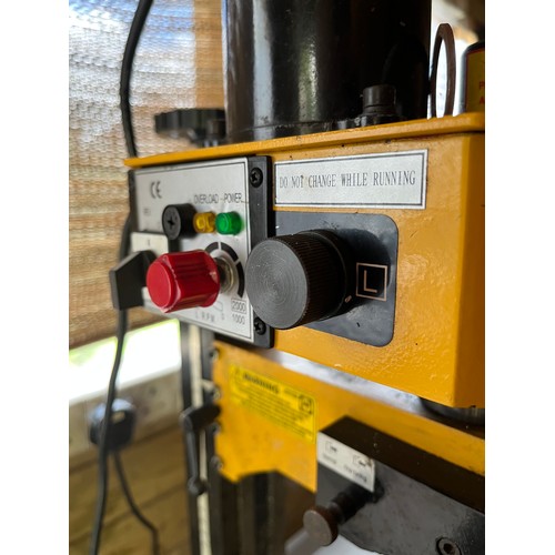 436 - A Clarke Metalworker CMD10 Micro Milling / Drilling Machine; a galvanised steel workshop cabinet; et... 