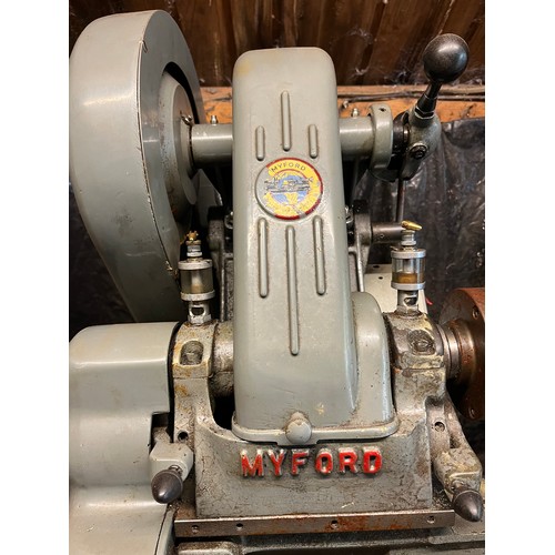 439 - A Myford lathe ML7 

*Please note, this lot has been part of a home engineering workshop and has bee... 