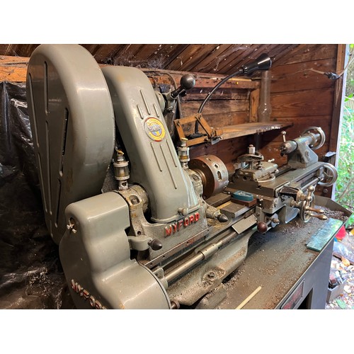 439 - A Myford lathe ML7 

*Please note, this lot has been part of a home engineering workshop and has bee... 