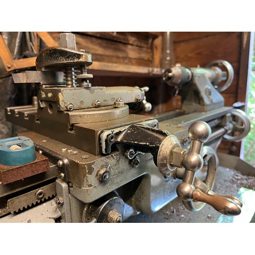 439 - A Myford lathe ML7 

*Please note, this lot has been part of a home engineering workshop and has bee... 