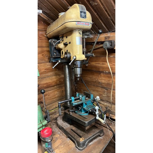 440 - A Fobco Star pillar drill

*Please note, this lot has been part of a home engineering workshop and h... 