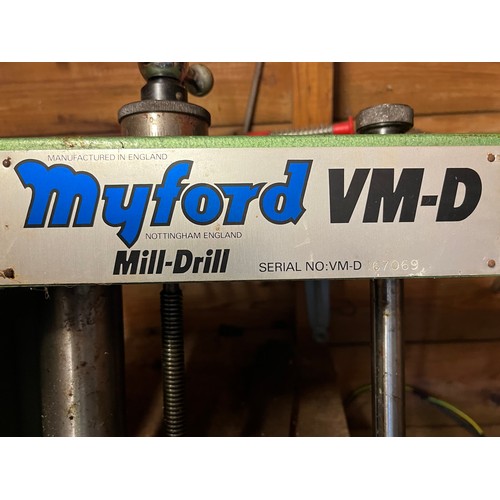 441 - A Myford VM-D Mill-Drill for ML10 lathe

** Please note, this lot is held offsite at a private addre... 