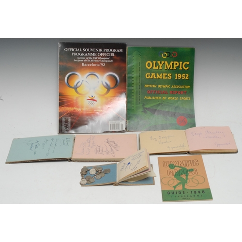 3286 - Autographs, The Olympics, Athletics and Sports, including Olympic Games, London 1948 Programme & Gui... 