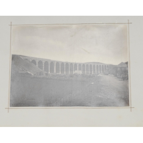 3354 - A late Victorian photograph album of European and British topographical views, predominantly Switzer... 