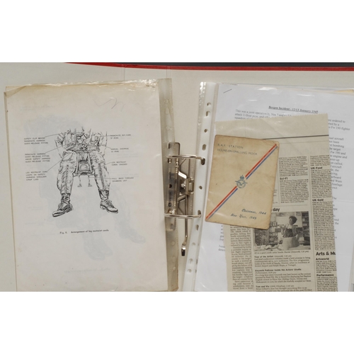 3316 - RAF, World War Two - an archive collection of autographs and ephemera, comprising notes, letters, ph... 