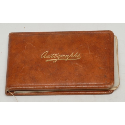 3284 - Autographs, Miscellaneous, a partially-filled 1930s album, including Derbyshire and Northamptonshire... 