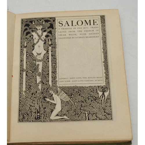 3263 - Wilde (Oscar) & Beardsley (Aubrey, illustrator), Salome: A Tragedy in One Act: Translated from the F... 