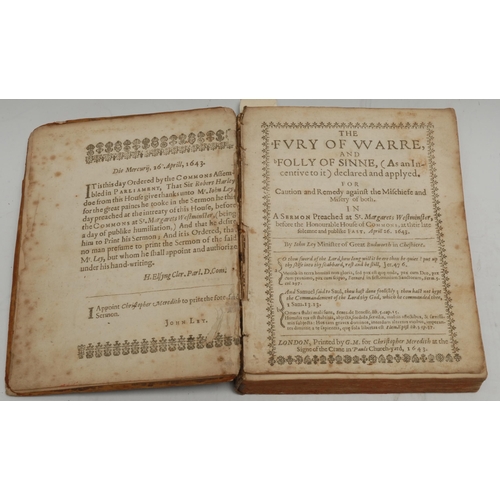 3267 - The English Church in The Civil War and The Cromwellian Protectorate - Ley (John, Minister of Great ... 