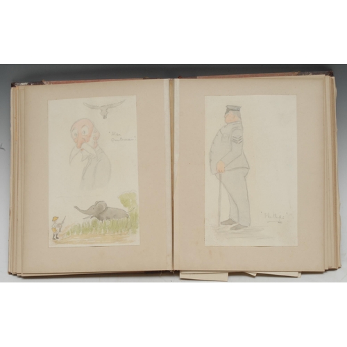 3298 - Ireland, Irish Ascendency - Caricatures by Major Charles Kemble Butler-Stoney (1877-1956), of Portla... 