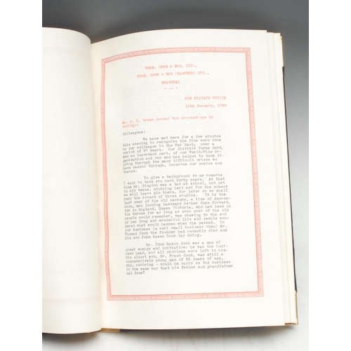 3291 - China and the Far East, The English in 1930s Shanghai - A Farewell Souvenir to Mr. and Mrs. H.W. Kin... 