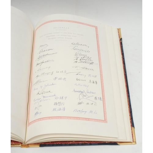 3291 - China and the Far East, The English in 1930s Shanghai - A Farewell Souvenir to Mr. and Mrs. H.W. Kin... 