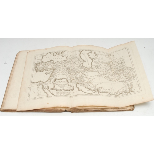 3348 - D'Anville [(Jean-Baptiste Bourguignon)], an atlas of 18 engraved maps of ancient history and city st... 