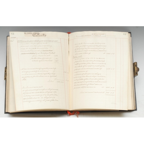 3308 - London, Land Ownership and Finance from the Reigns of Queen Victoria to George V - Jessetts Estate, ... 