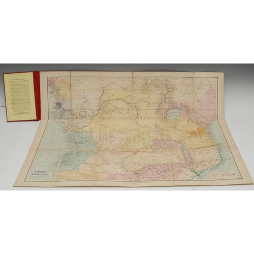 3346 - Africa - Map of Central Africa, London: Edward Stanford, [n.d., c. 1880], hand-coloured eighteen-fol... 
