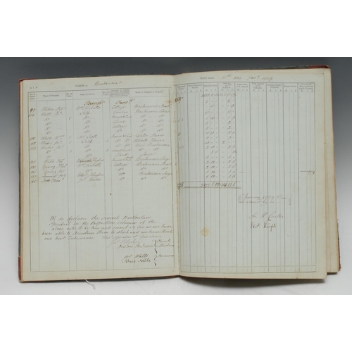 3322 - The Poor Laws - an early Victorian rate book, An Assessment for the Relief of the Poor of the Parish... 