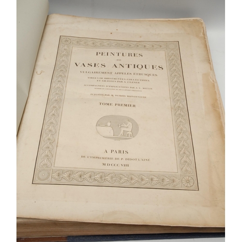 3084 - De Grandmaison (Aubin-Louis Millin), Peintures de Vases Antiques, vulgairement appelés étrusques, tw... 