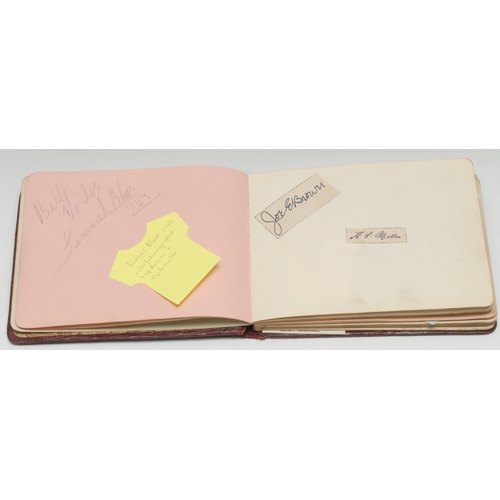 3283 - Autographs – an early 20th century album, but mainly inscribed with mid-20th century UK showbusiness... 