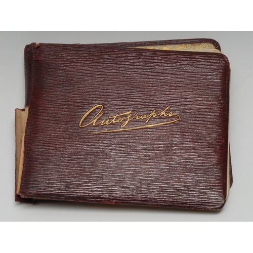 3283 - Autographs – an early 20th century album, but mainly inscribed with mid-20th century UK showbusiness... 