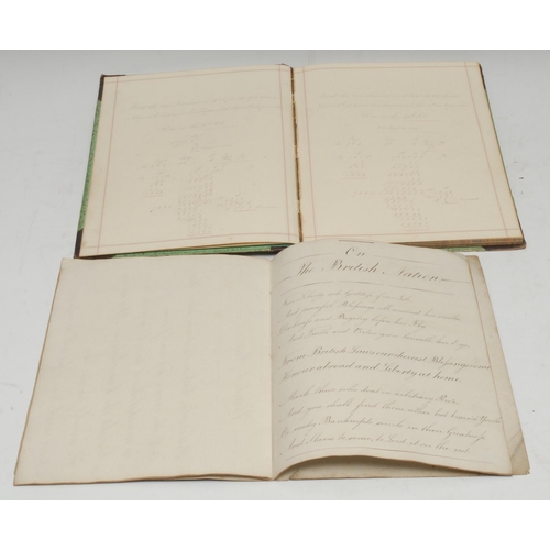 3293 - Education - Mathematics - a 19th century exercise book, Master Henry Kennett, Prospect House [Sillot... 