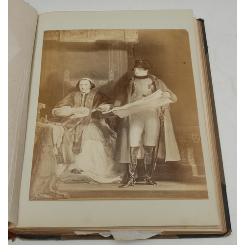 3269 - A 19th century folio scrap album, various prints and engravings, 18th and 19th century, Old Masters ... 