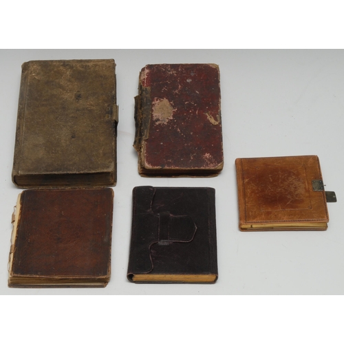 3278 - An early Victorian Essex businessman’s notebook, inscribed in ink and pencil MS. with drafts or copi... 