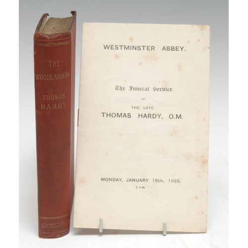 3245 - Thomas Hardy - [Order of Service], Westminster Abbey/The Funeral Service of the late Thomas Hardy, O... 