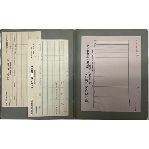 3277 - Advertising - J.F. Marsden, Printers of Hillsborough, Sheffield, c. 1930, three proof sample books o... 