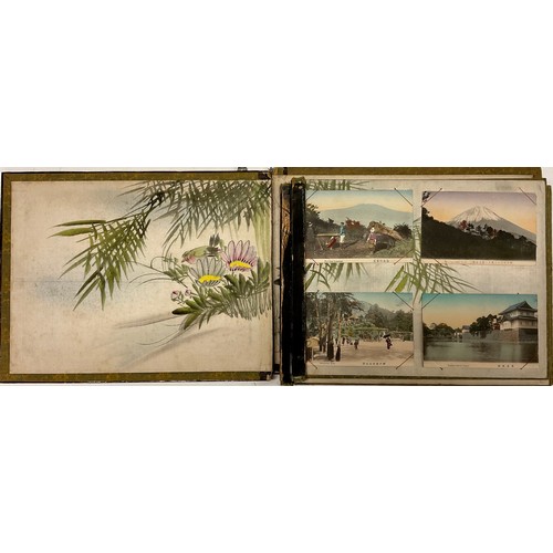 3299 - Japan - 45 colour-tinted or colour illustrative of domestic Meiji/Taishō Japanese life, culture and ... 