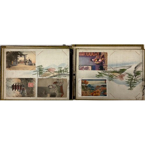 3299 - Japan - 45 colour-tinted or colour illustrative of domestic Meiji/Taishō Japanese life, culture and ... 