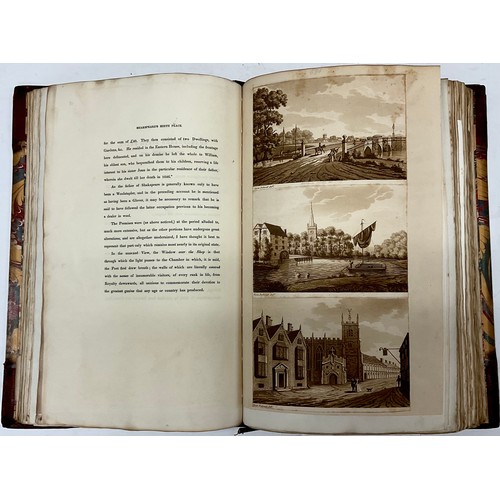 3127 - Grangerised/Extra-Illustrated Copy, Dugdale (Sir William), The Antiquities of Warwickshire, harlequi... 