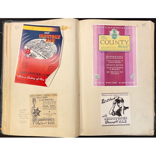 3276 - Advertising - Breweriana, Shipstone's Strong Ale, New Basford, Nottingham, a printer's proof folio, ... 