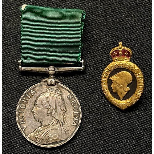 3001 - Victorian Long Service in the Volunteer Forces medal to Corpl. F Stanbrook, 2436, London Irish, comp... 