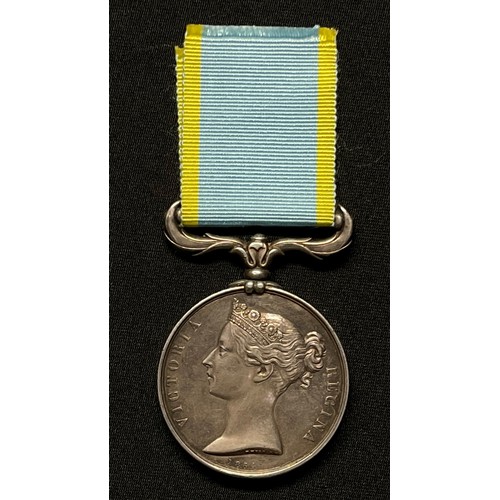 3003 - Crimea Medal. Un-named, no clasp, complete with replacement ribbon.