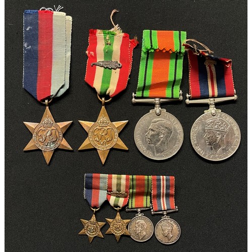 3028 - WW2 British Medal Group comprising of : 1939-45 Star, Italy Star with MiD Oakleaf, War Medal and Def... 
