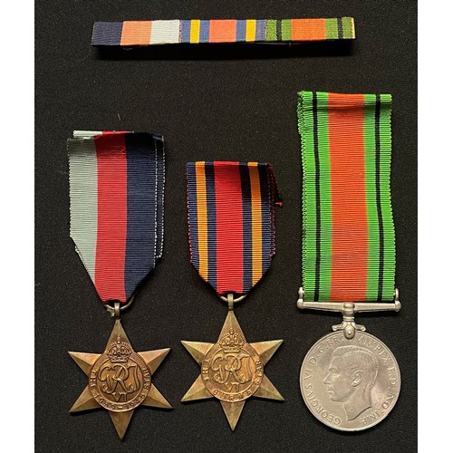 3030 - WW2 British Medal Group comprising of 1939-45 Star, Burma Star and Defence Medal complete with ribbo... 