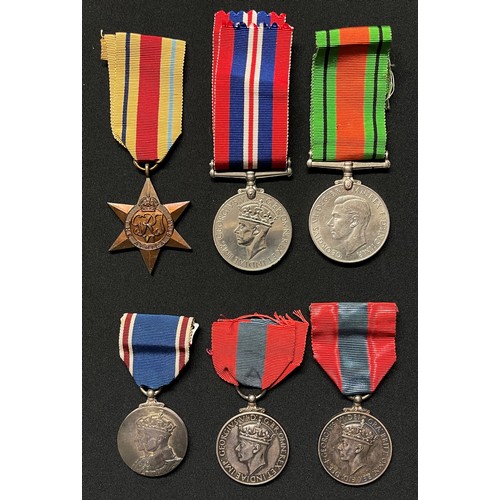 3034 - WW2 British Medal collection: Cornation Medal 1937 complete with pin and ribbon: Faithful Service Me... 
